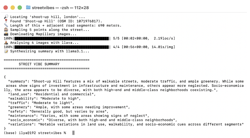 StreetVibes pipeline overview